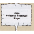 Large Horizontal Rectangle Special Shape Microfoil Balloon